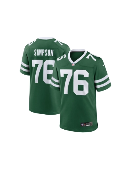 Mens New York Jets John Simpson Legacy Green Game Jersey