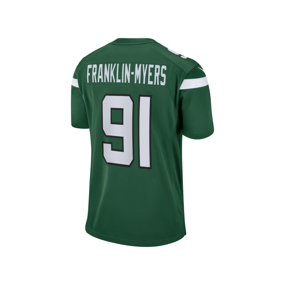 Mens New York Jets John Franklin-Myers Gotham Green Game Jersey