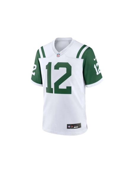 Mens New York Jets Joe Namath White Classic Alternate Retired Player Game Jersey