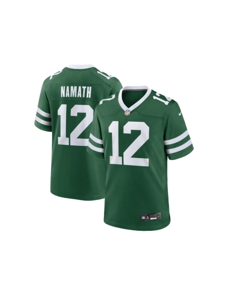 Mens New York Jets Joe Namath Legacy Green Game Jersey