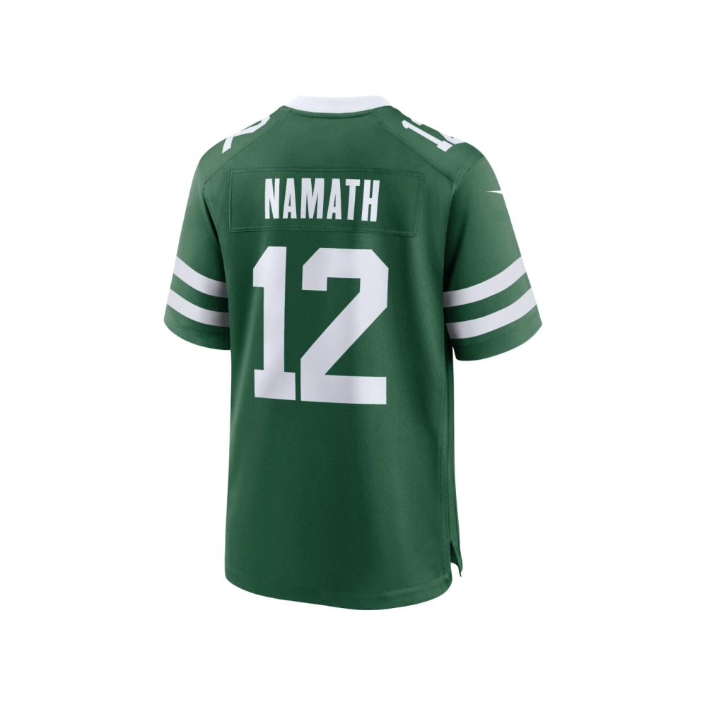 Mens New York Jets Joe Namath Legacy Green Game Jersey