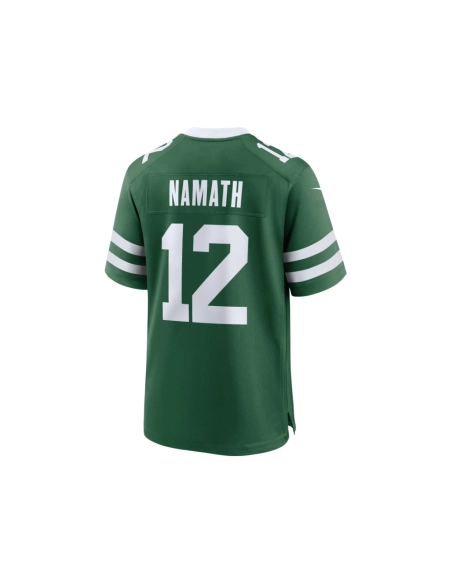 Mens New York Jets Joe Namath Legacy Green Game Jersey