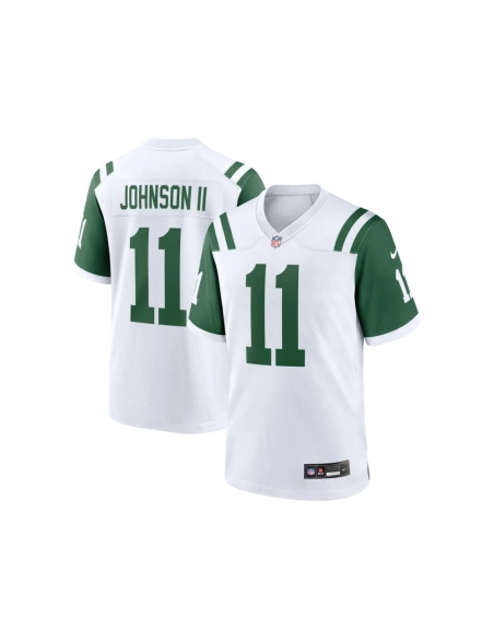 Mens New York Jets Jermaine Johnson II White Classic Alternate Game Jersey