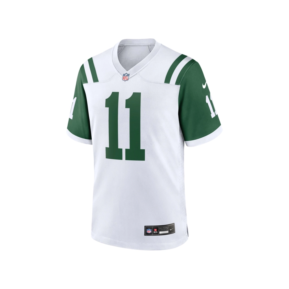 Mens New York Jets Jermaine Johnson II White Classic Alternate Game Jersey