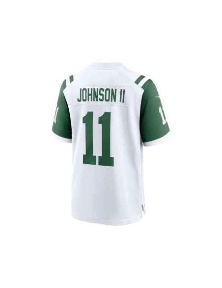 Mens New York Jets Jermaine Johnson II White Classic Alternate Game Jersey