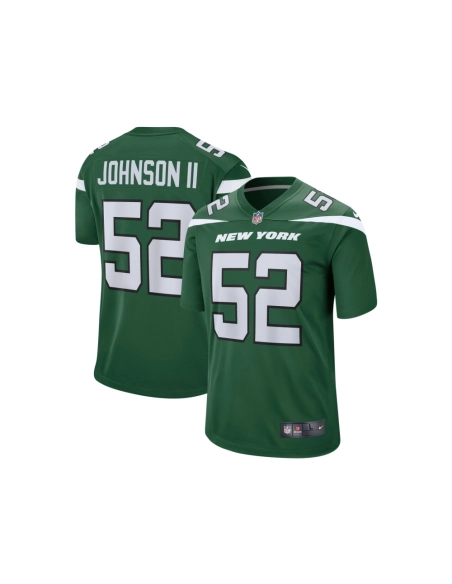 Mens New York Jets Jermaine Johnson II Green Player Game Jersey