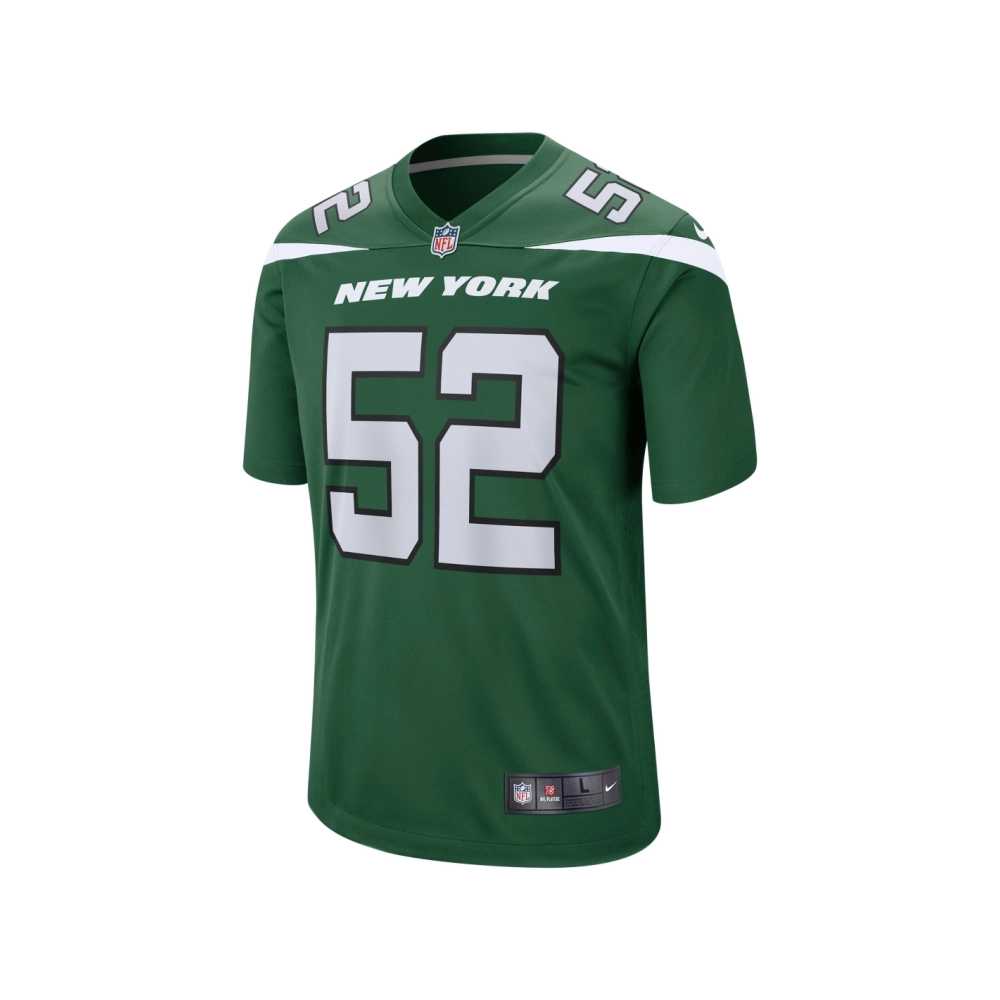 Mens New York Jets Jermaine Johnson II Green Player Game Jersey