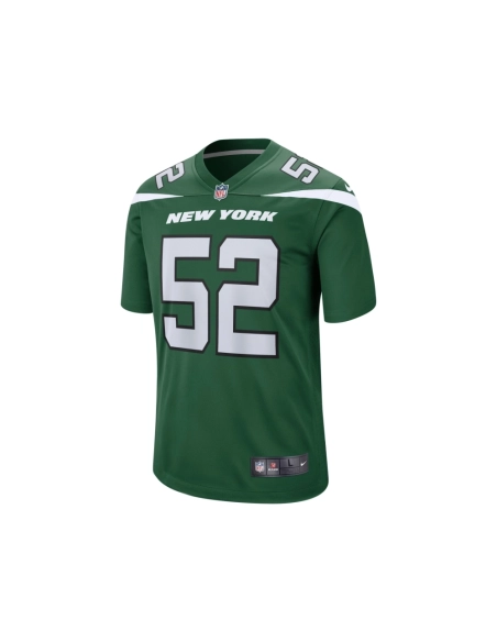 Mens New York Jets Jermaine Johnson II Green Player Game Jersey