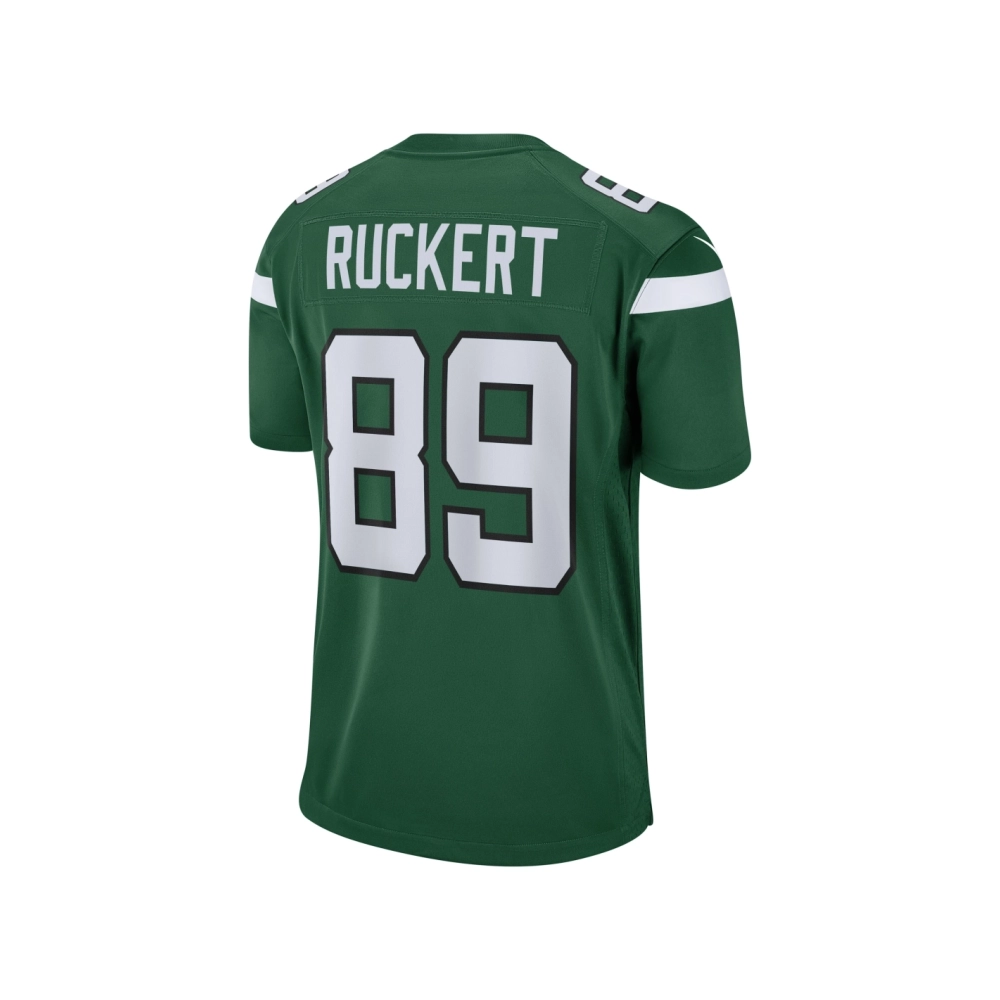 Mens New York Jets Jeremy Ruckert Gotham Green Game Player Jersey