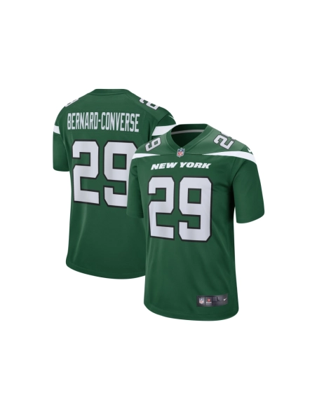 Mens New York Jets Jarrick Bernard Converse Gotham Green Game Jersey
