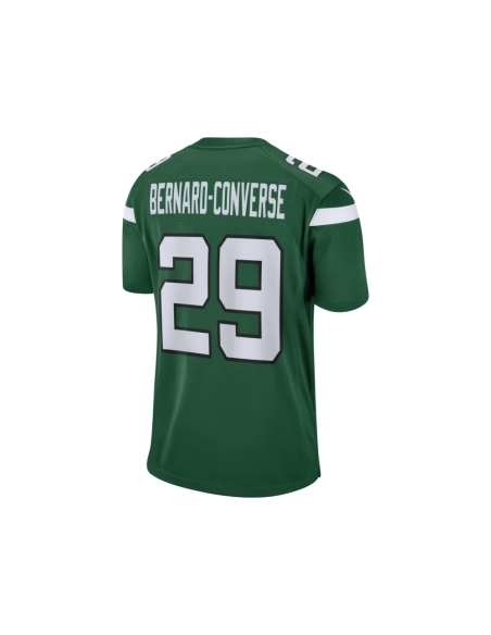 Mens New York Jets Jarrick Bernard Converse Gotham Green Game Jersey