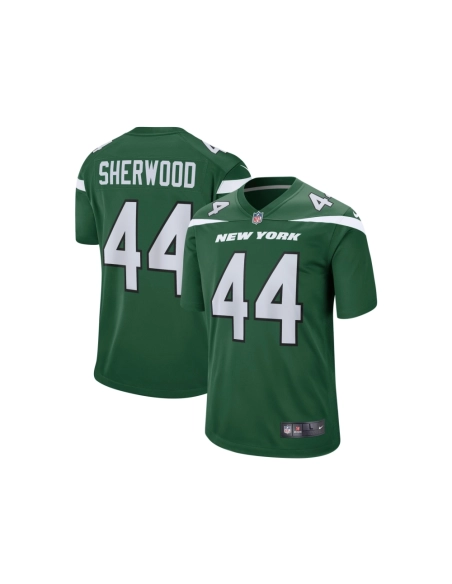 Mens New York Jets Jamien Sherwood Gotham Green Game Jersey