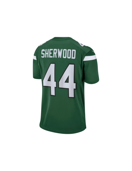 Mens New York Jets Jamien Sherwood Gotham Green Game Jersey