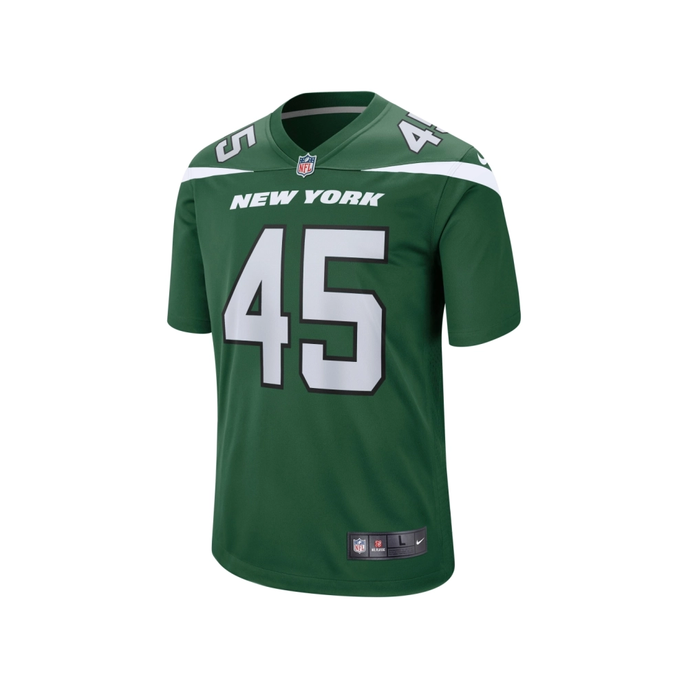 Mens New York Jets Hamsah Nasirildeen Gotham Green Game Jersey
