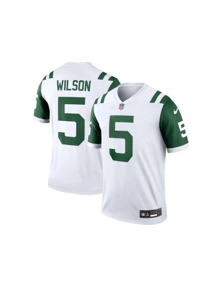 Mens New York Jets Garrett Wilson White Classic Alternate Legend Jersey