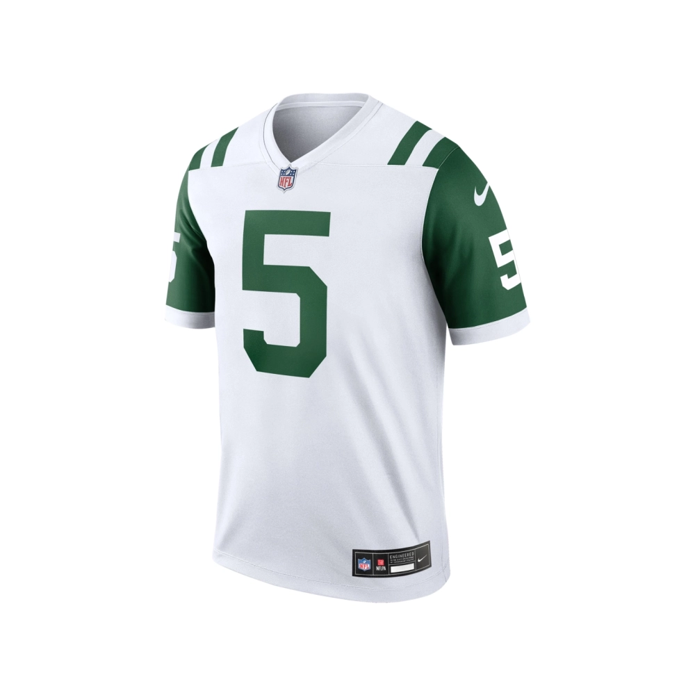 Mens New York Jets Garrett Wilson White Classic Alternate Legend Jersey