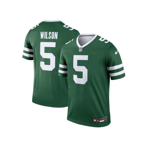 Mens New York Jets Garrett Wilson Legacy Green Legend Jersey