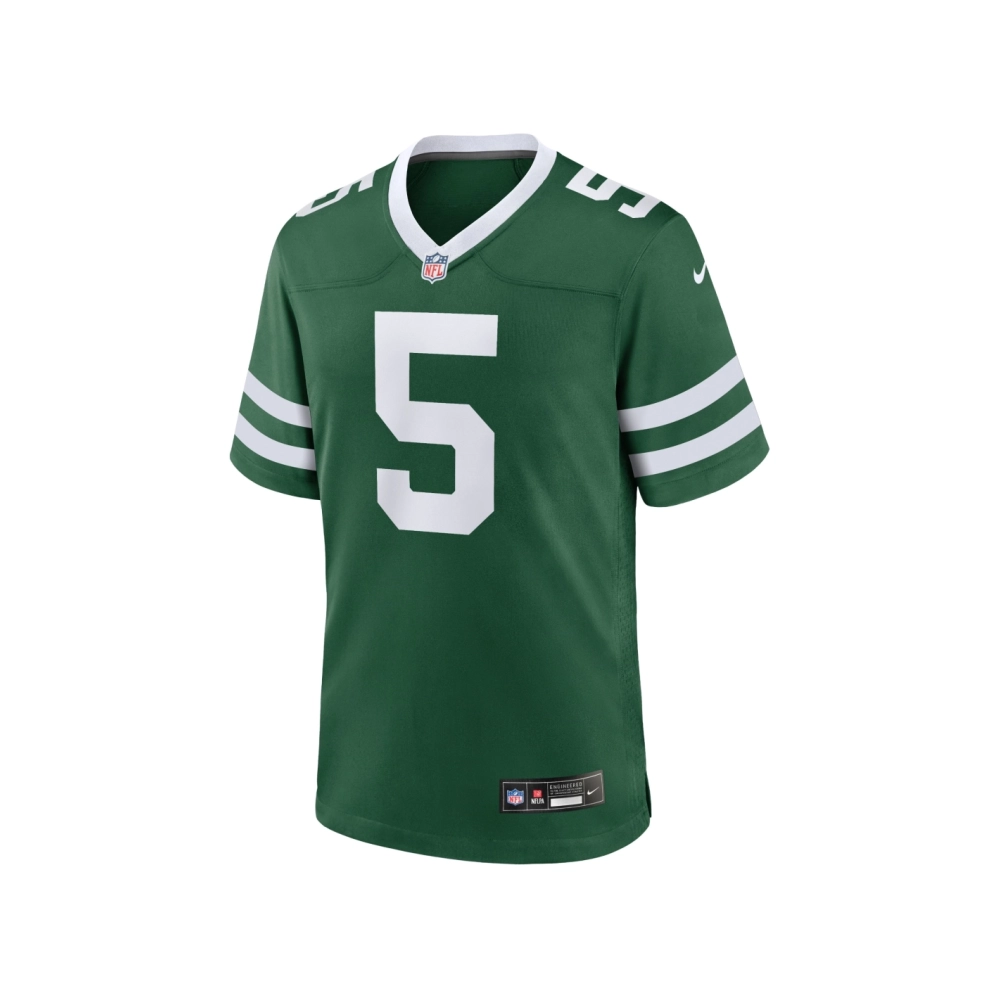 Mens New York Jets Garrett Wilson Legacy Green Game Jersey
