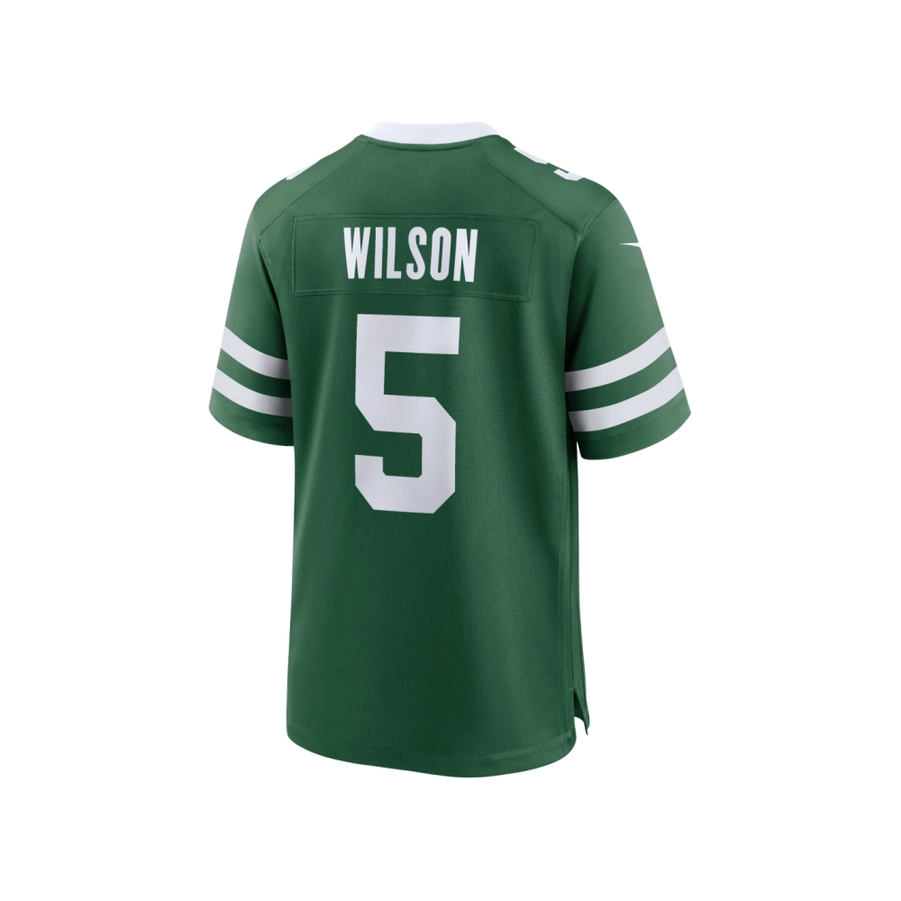 Mens New York Jets Garrett Wilson Legacy Green Game Jersey