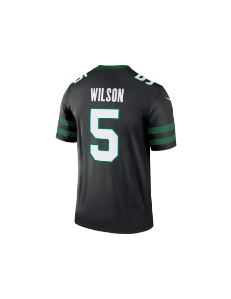 Mens New York Jets Garrett Wilson Legacy Black Alternate Legend Jersey