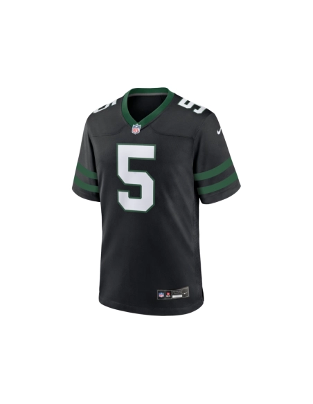 Mens New York Jets Garrett Wilson Legacy Black Alternate Game Jersey
