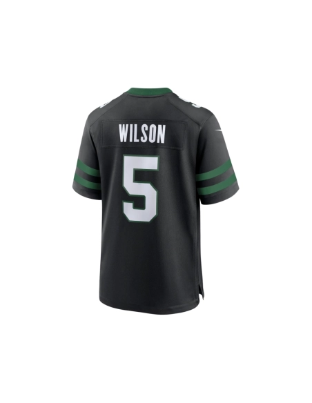 Mens New York Jets Garrett Wilson Legacy Black Alternate Game Jersey