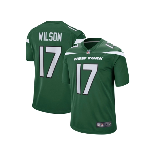 Mens New York Jets Garrett Wilson Green Player Game Jersey