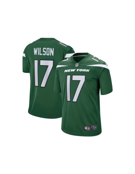 Mens New York Jets Garrett Wilson Green Player Game Jersey