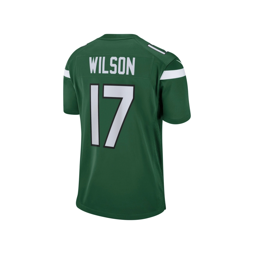 Mens New York Jets Garrett Wilson Green Player Game Jersey