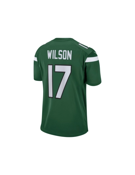 Mens New York Jets Garrett Wilson Green Player Game Jersey