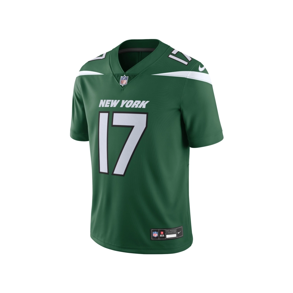 Mens New York Jets Garrett Wilson Gotham Green Vapor Untouchable Limited Jersey