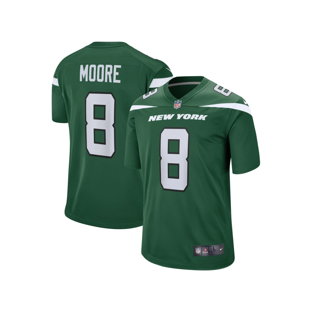 Mens New York Jets Elijah Moore Gotham Green Game Jersey