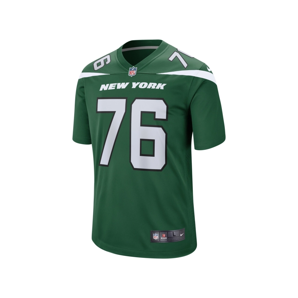 Mens New York Jets Duane Brown Gotham Green Team Game Jersey