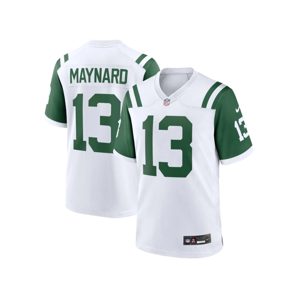 Mens New York Jets Don Maynard White Classic Alternate Retired Player Game Jersey