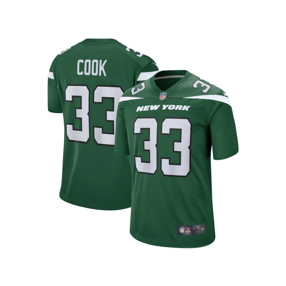Mens New York Jets Dalvin Cook Gotham Green Game Player Jersey