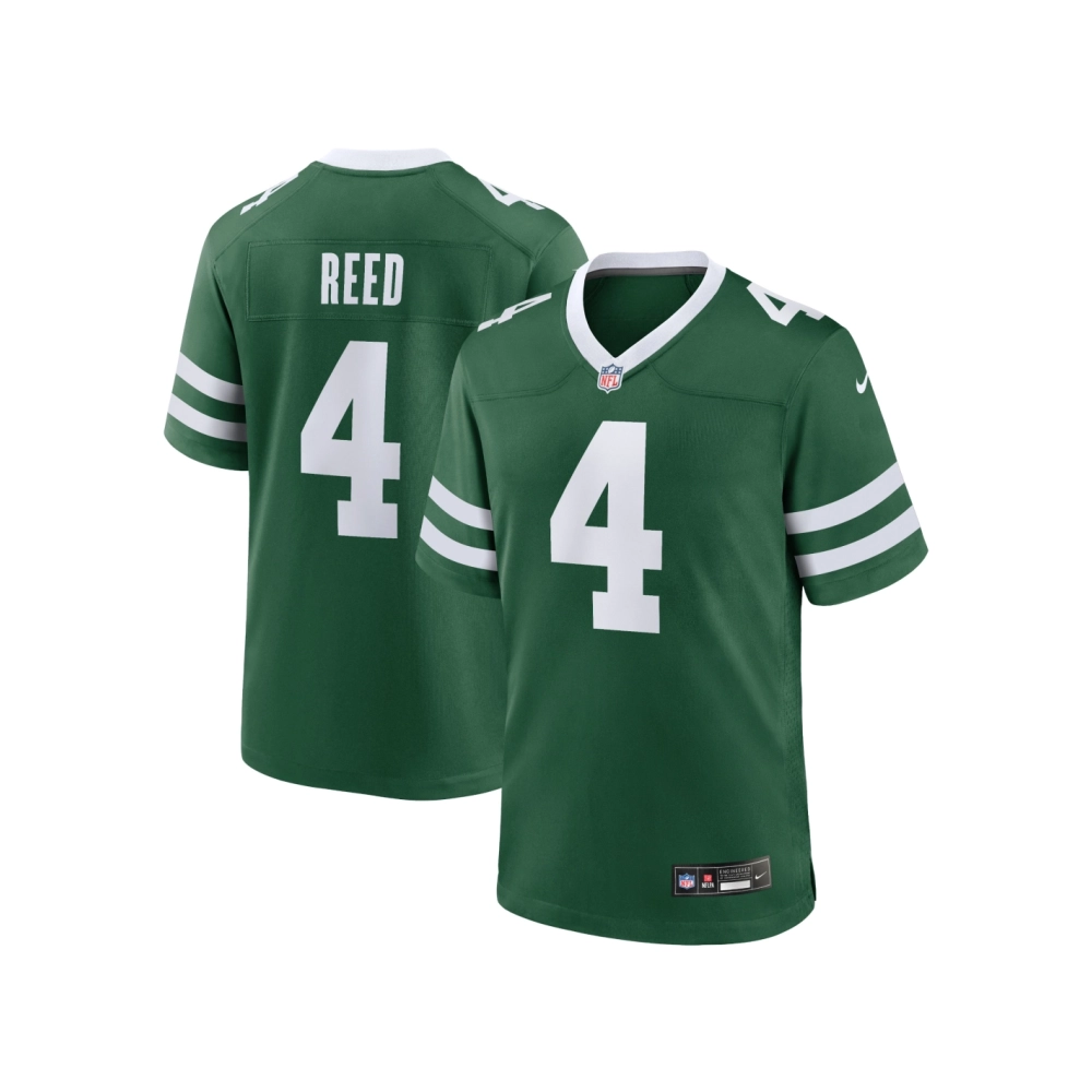 Mens New York Jets D.J. Reed Legacy Green Game Jersey