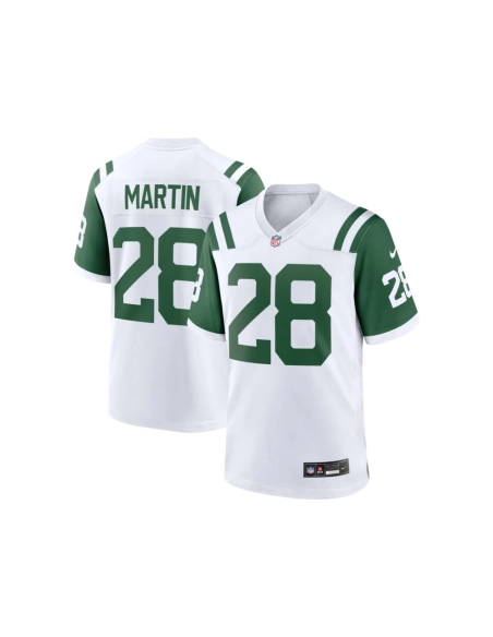 Mens New York Jets Curtis Martin White Classic Alternate Retired Player Game Jersey