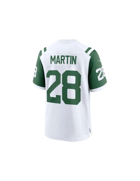 Mens New York Jets Curtis Martin White Classic Alternate Retired Player Game Jersey