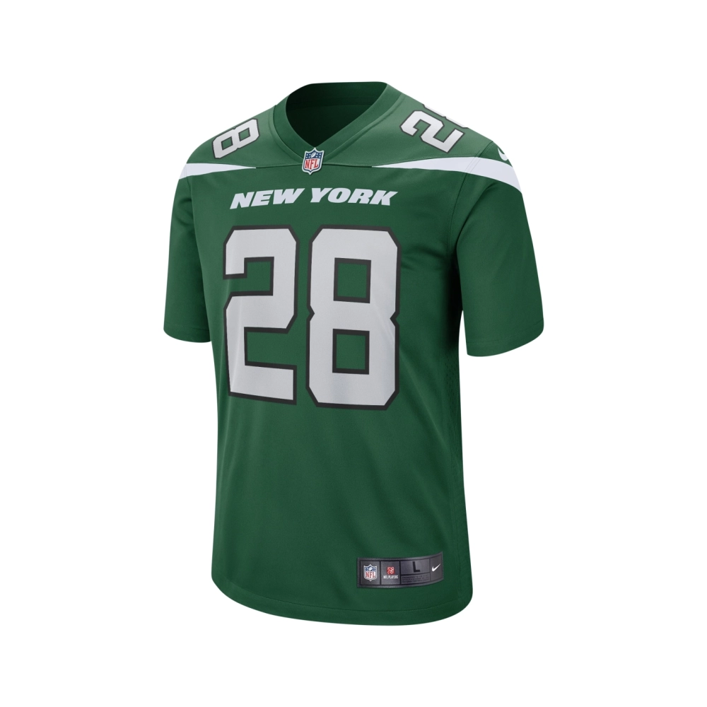 Mens New York Jets Curtis Martin Gotham Green Game Retired Player Jersey