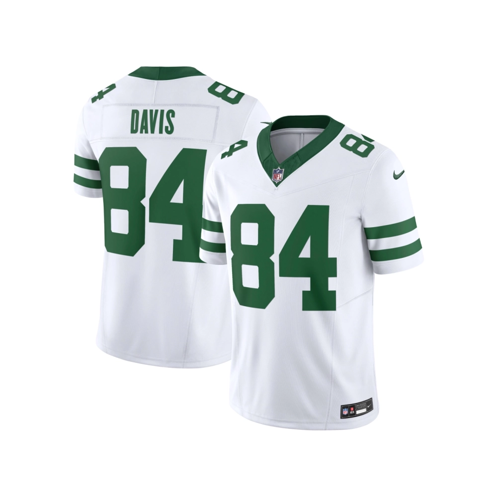 Mens New York Jets Corey Davis Legacy White Vapor F.U.S.E. Limited Jersey