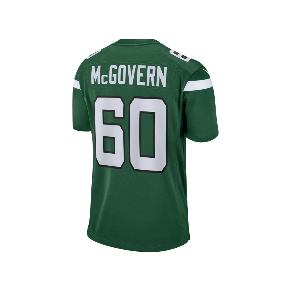 Mens New York Jets Connor McGovern Gotham Green Game Jersey