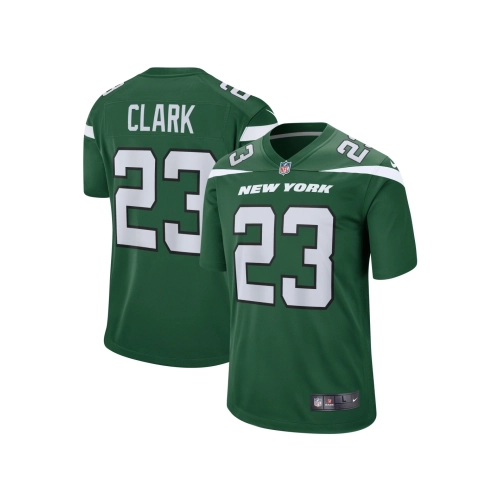 Mens New York Jets Chuck Clark Gotham Green Team Game Jersey