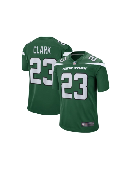 Mens New York Jets Chuck Clark Gotham Green Team Game Jersey