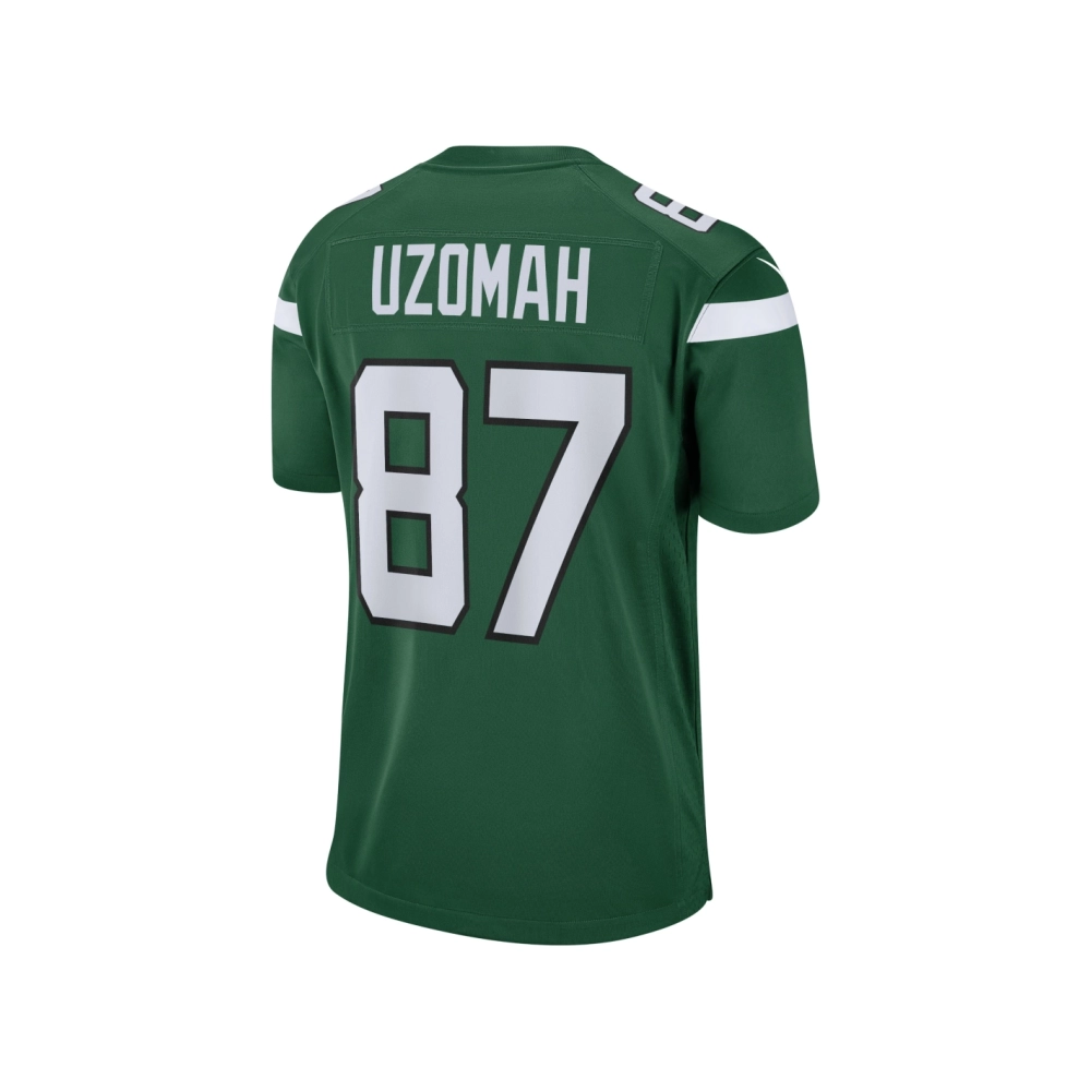 Mens New York Jets C.J. Uzomah Gotham Green Player Game Jersey