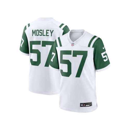 Mens New York Jets C.J. Mosley White Classic Alternate Game Jersey