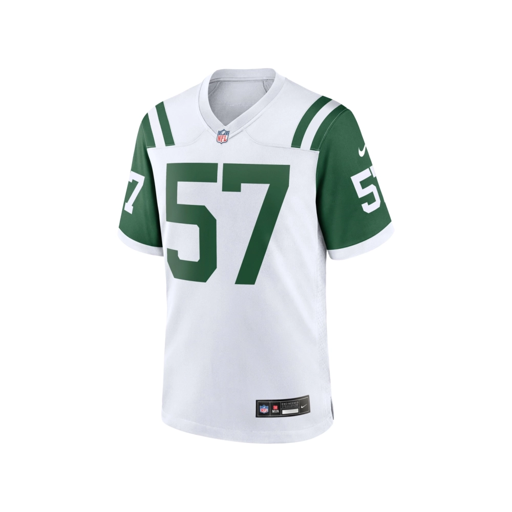 Mens New York Jets C.J. Mosley White Classic Alternate Game Jersey