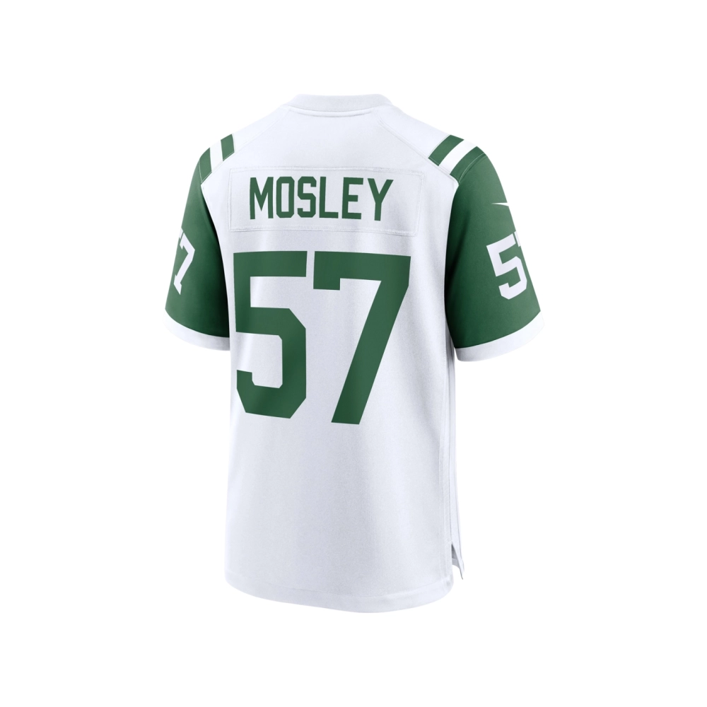 Mens New York Jets C.J. Mosley White Classic Alternate Game Jersey