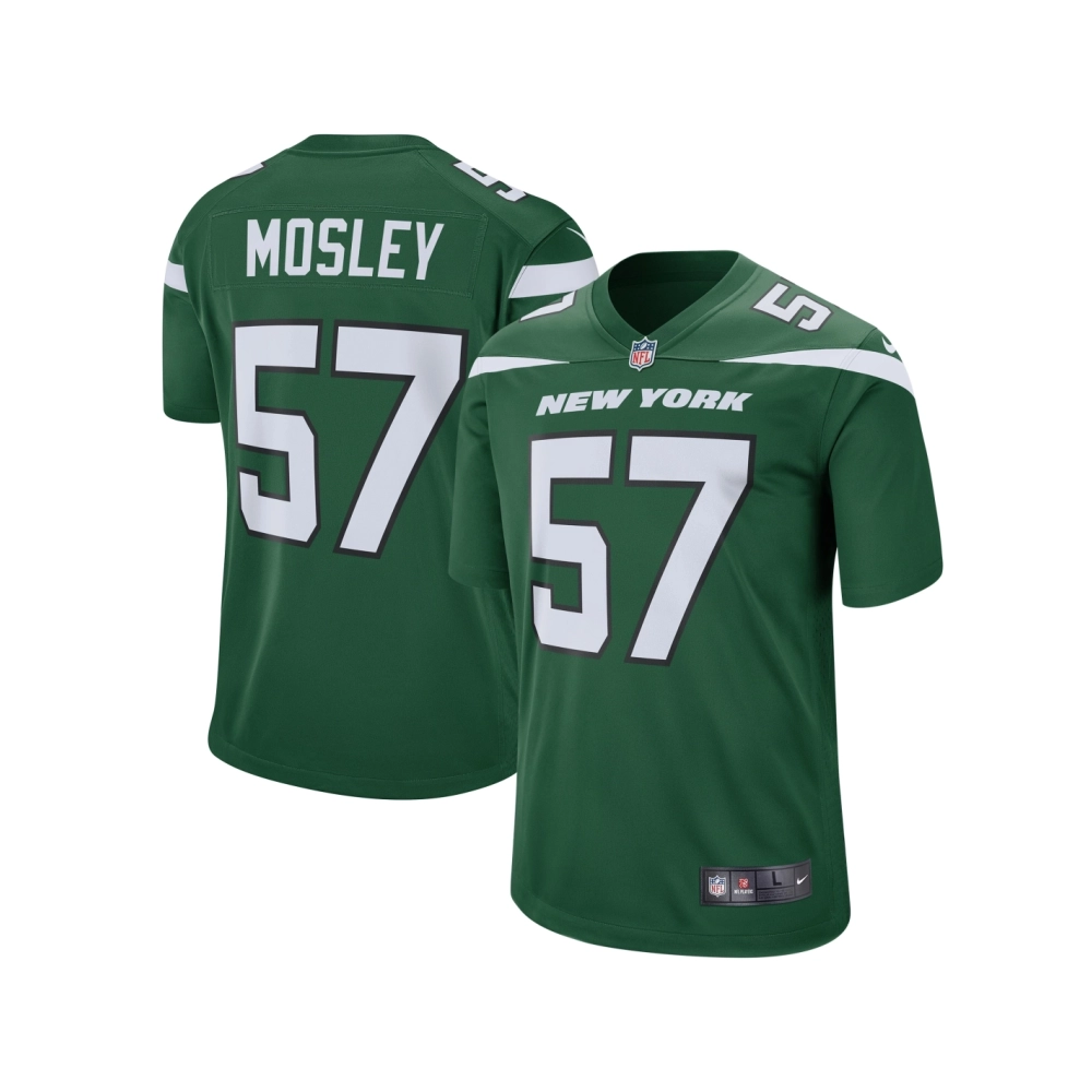 Mens New York Jets C.J. Mosley Gotham Green Game Jersey