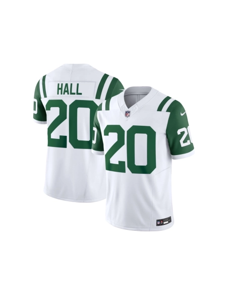 Mens New York Jets Breece Hall White Classic Alternate Vapor F.U.S.E. Limited Jersey