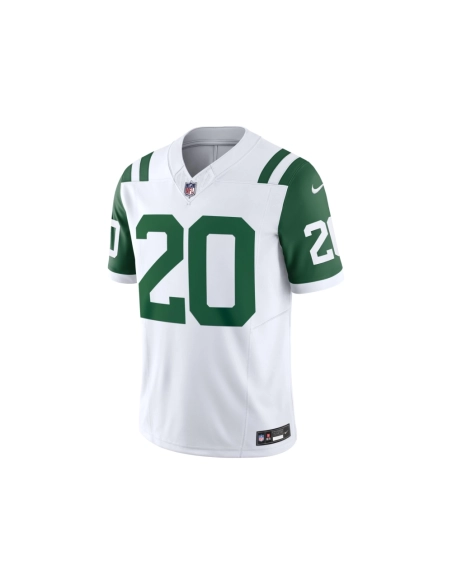 Mens New York Jets Breece Hall White Classic Alternate Vapor F.U.S.E. Limited Jersey